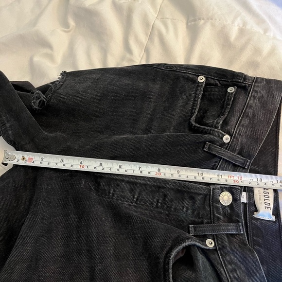 AGOLDE
90's High-Rise Loose Jeans. Black size 23  Grunge era distressed - Picture 13 of 14